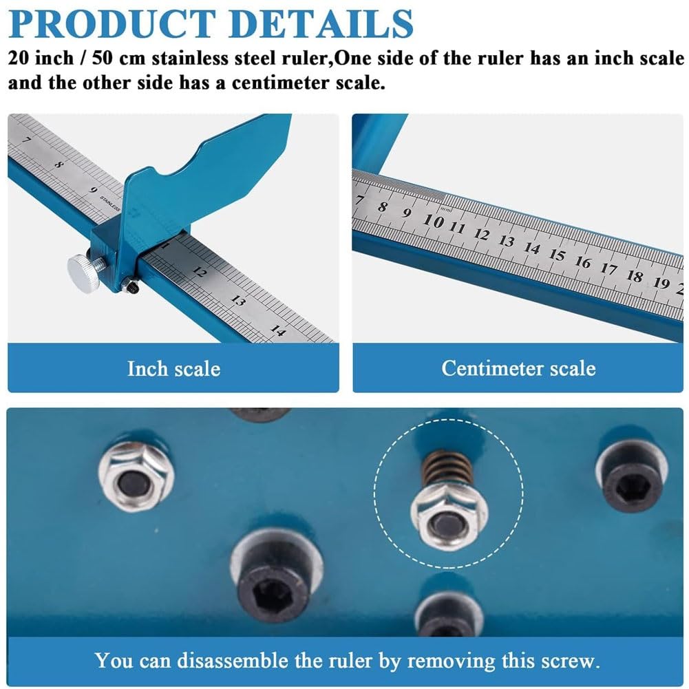 Amazon | ダブル溝レールカッター、Dinレールカッター、50CM定規付き